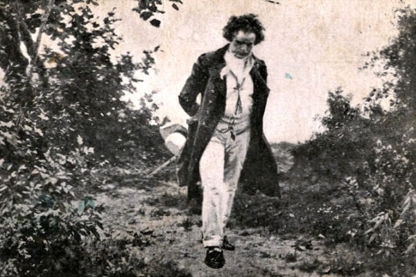 Beethoven walk in woods