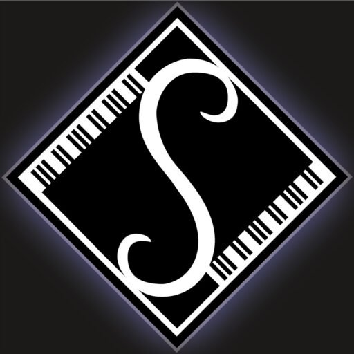 S logo nested pianos